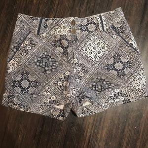 Cartonnier (Anthropologie) bandana print shorts